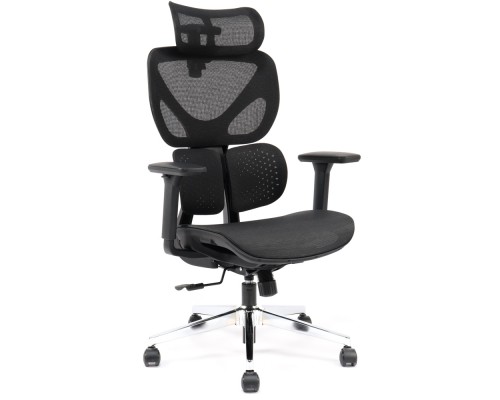 Крісло Mealux D1 Duo Air Black (арт. HF-D1 Duo M/B) 