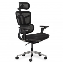 Крісло Mealux S4 Air Fabric Black (арт. HF-S4 F/B)