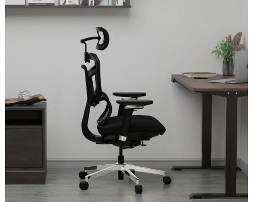 Крісло Mealux S4 Air Fabric Black (арт. HF-S4 F/B) 