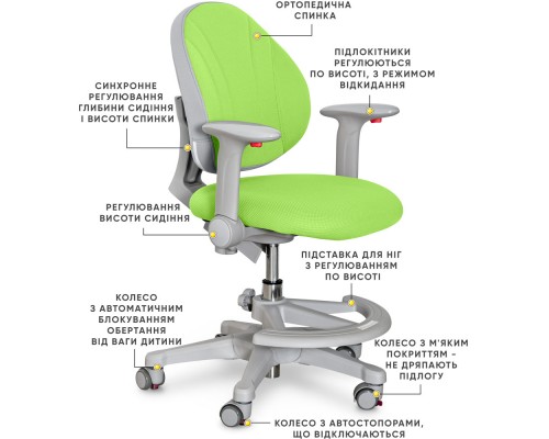 Дитяче крісло Evo-kids Mio KZ (арт.Y-407 KZ) 