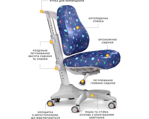 Крісло Mealux Match F gray base (арт.Y-528 F) 