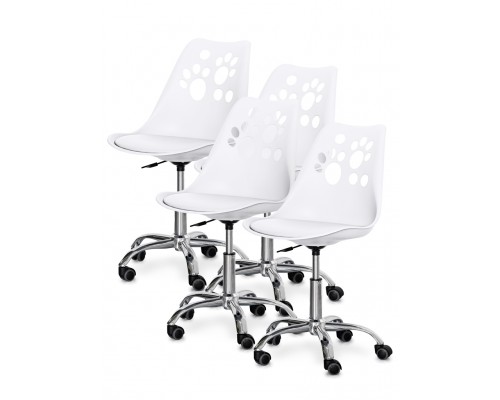 Комплект (4шт) дитяче крісло Evo-Kids Indigo White (арт H-232 W/W-Х4) 