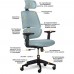 Крісло Mealux Leo Air Grey / Blue (арт.Y-543 KBGL) 