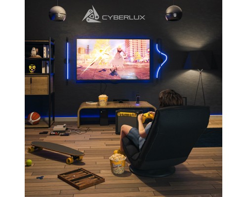 Геймерське крісло Cyberlux Flex Fabric Black (арт. GM-03 B) 