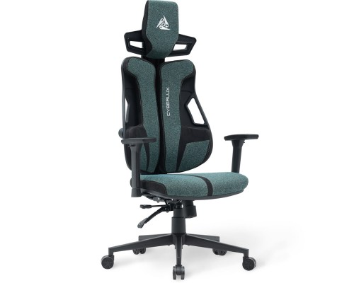 Геймерське крісло Cyberlux V8 Fabric Green (арт. GM-V8 FZ) 
