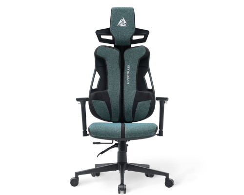 Геймерське крісло Cyberlux V8 Fabric Green (арт. GM-V8 FZ) 