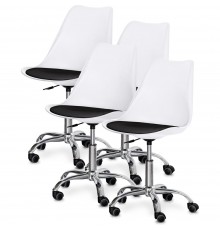 Комплект (4шт) крісло Evo-Kids Capri White / Black (арт H-231 W/B-Х4)