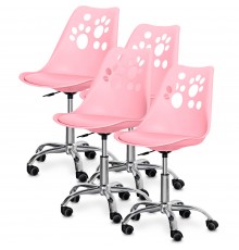 Комплект (4шт) дитяче крісло Evo-Kids Indigo Pink (арт H-232 PN/PN-Х4))