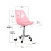 Комплект (4шт) дитяче крісло Evo-Kids Indigo Pink (арт H-232 PN/PN-Х4)) 