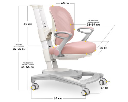 Дитяче крісло Mealux Sigma Air KP (арт.Y-118 KP) 