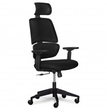 Крісло Mealux Leo Air Black (арт.Y-543 KB)