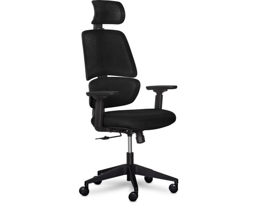 Крісло Mealux Leo Air Black (арт.Y-543 KB) 