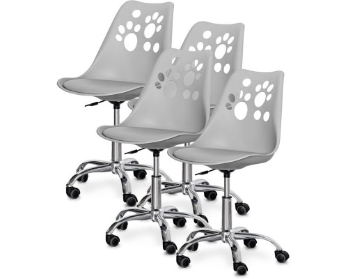 Комплект (4шт) дитяче крісло Evo-Kids Indigo Grey (арт H-232 G/G-Х4) 