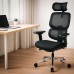 Крісло Mealux D2 Air Fabric Black (арт. HF-D2 F/B) 