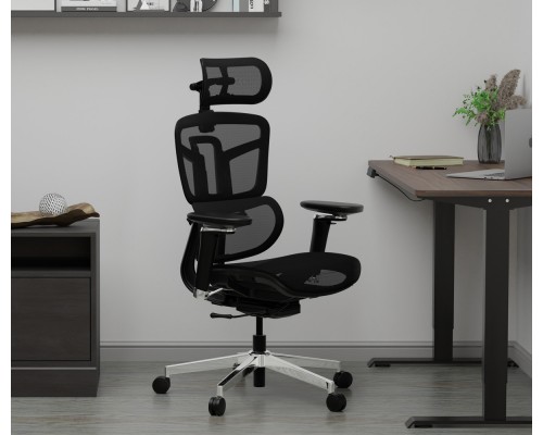 Крісло Mealux S4 Air Black (арт. HF-S4 M/B) 