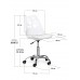Дитяче крісло Evo-kids Indigo White (арт H-232 W/W) 