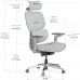 Крісло Mealux D2 Air Fabric Grey (арт. HF-D2 F/G) 