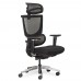 Крісло Mealux S8 Air Fabric Black (арт. HF-S8P F/B) 