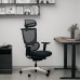 Крісло Mealux S8 Air Fabric Black (арт. HF-S8P F/B) 