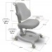 Крісло дитяче ErgoKids GT Y-402 ortopedic grey 