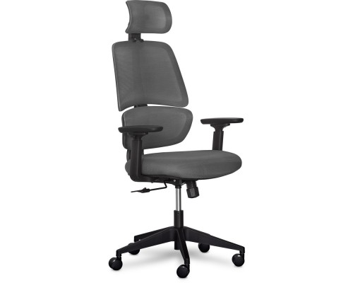 Крісло Mealux Leo Air Dark Grey (арт.Y-543 KBG) 