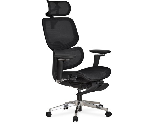 Крісло Mealux D2 Air Plus Black (арт. HF-D2 Plus M/B) 