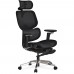 Крісло Mealux D2 Air Plus Black (арт. HF-D2 Plus M/B) 