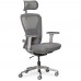 Крісло Mealux Q1 Air Fabric Grey (арт. HF Q-1 F/G) 