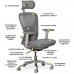 Крісло Mealux Q1 Air Fabric Grey (арт. HF Q-1 F/G) 
