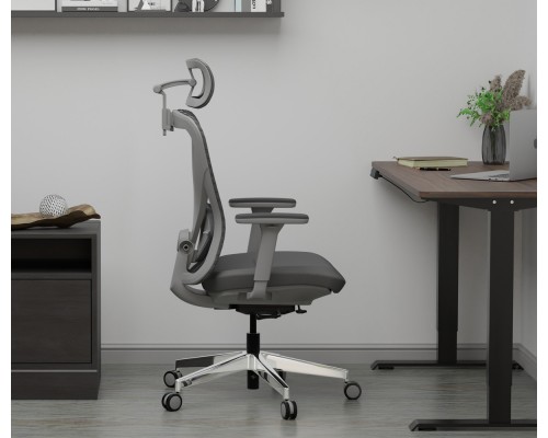 Крісло Mealux Q1 Air Fabric Grey (арт. HF Q-1 F/G) 