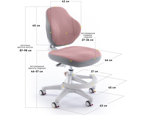 Дитяче крісло Evo-Kids Mio Classic DP (арт.Y-405 DP) 