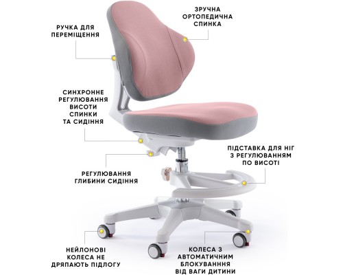 Дитяче крісло Evo-Kids Mio Classic DP (арт.Y-405 DP) 