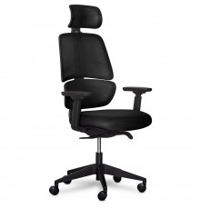 Крісло Mealux Leo Air Plus Black (арт.Y-546 KB)