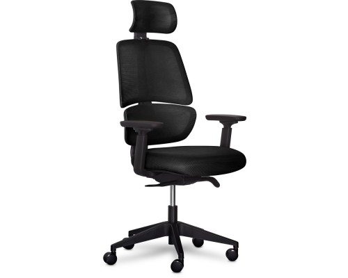 Крісло Mealux Leo Air Plus Black (арт.Y-546 KB) 