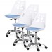 Комплект (4шт) дитяче крісло Evo-Kids Indigo White/Blue (арт H-232 W/BL-Х4) 