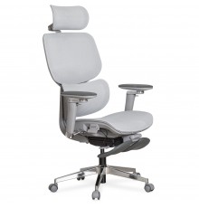 Крісло Mealux D2 Air Plus Grey (арт. HF-D2 Plus M/G)