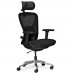 Крісло Mealux Q1 Air Fabric Black (арт HF-Q1 F/B) 