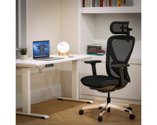 Крісло Mealux Q1 Air Fabric Black (арт HF-Q1 F/B) 
