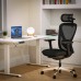 Крісло Mealux Q1 Air Fabric Black (арт HF-Q1 F/B) 