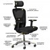 Крісло Mealux Q1 Air Fabric Black (арт HF-Q1 F/B) 