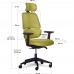 Крісло Mealux Leo Air Plus Green (арт.Y-546 KZ) 