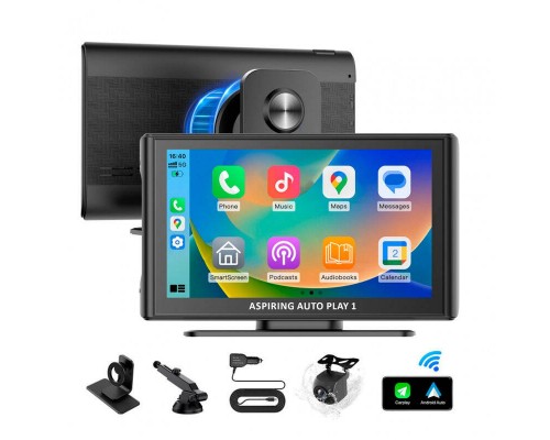 Автомонітор Aspiring Auto Play 1, Magnet, CarPlay, Android auto
