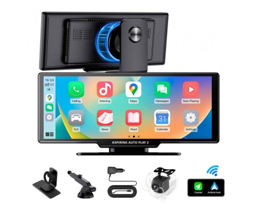 Автомонітор Aspiring Auto Play 2, CarPlay, Android auto