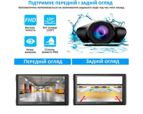 Автомонітор Aspiring Auto Play DVR 1, CarPlay, Android auto