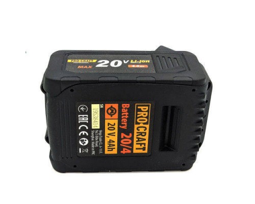 Акумуляторна батарея Procraft Battery20/4 (20В, 4Аг) 