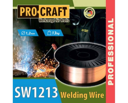 Зварювальний дріт Procraft SW1213 1,2 мм 13 кг 
