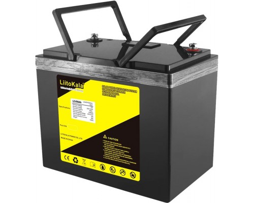 Акумуляторна батарея LiitoKala LiFePO4 12V90Ah, LCD 