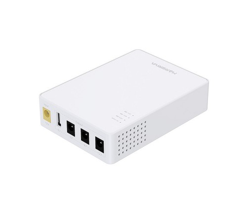 ДБЖ Marsriva DC UPS для роутерів KP3 3xDC+USB OUT 5V/9V/12V, 2А/18W, 10000mAh (37Wh) Li-ion 