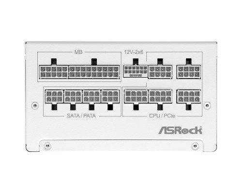 БЖ 1000W ASRock SteelLegend White SL-1000GW ATX 3.1 135mm, 80+ Gold, Fully Modular, Retail 