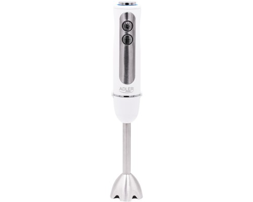 Блендер Adler AD 4625 white ручний/ 1500Вт/ 5 швидк./ без чаші/ Turbo/ білий 